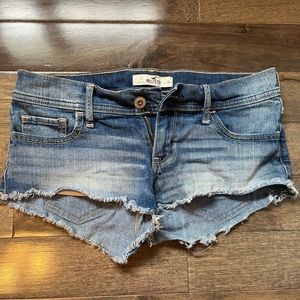 Hollister mini jean shorts